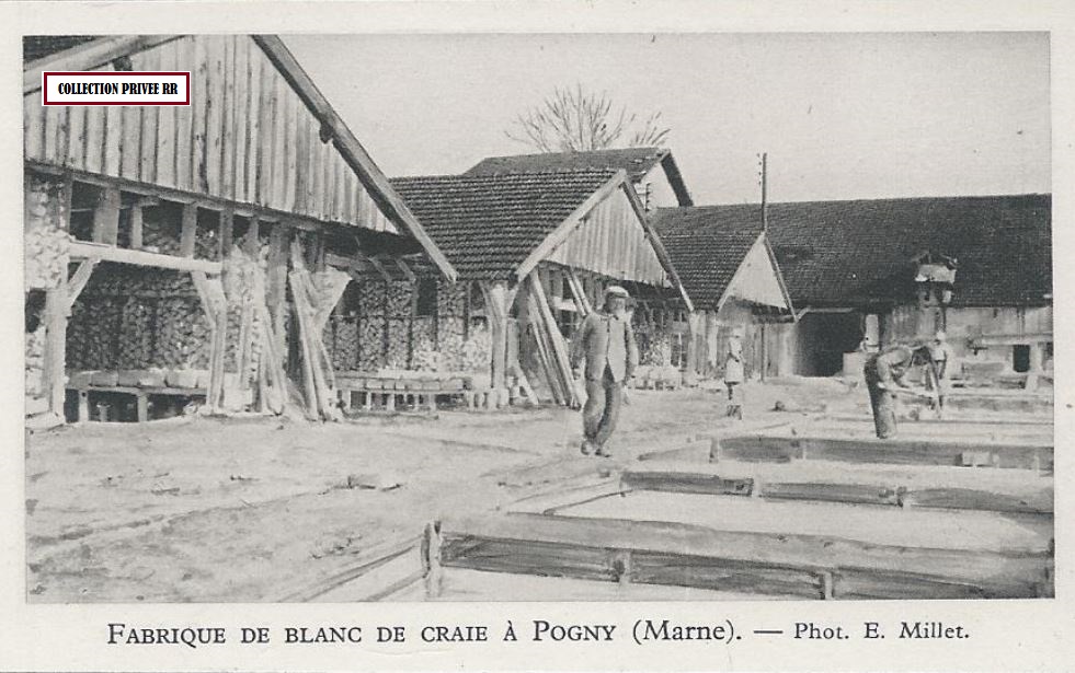 fabrique de blanc de craie