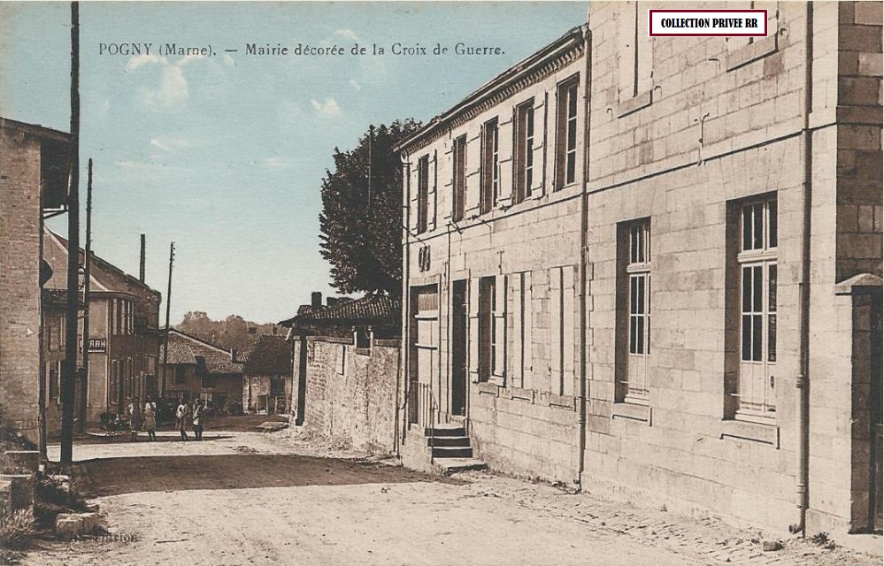 mairie decorée de la croix de guerre