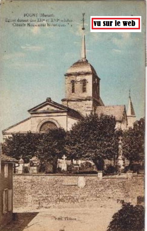 pogny l eglise colorisée