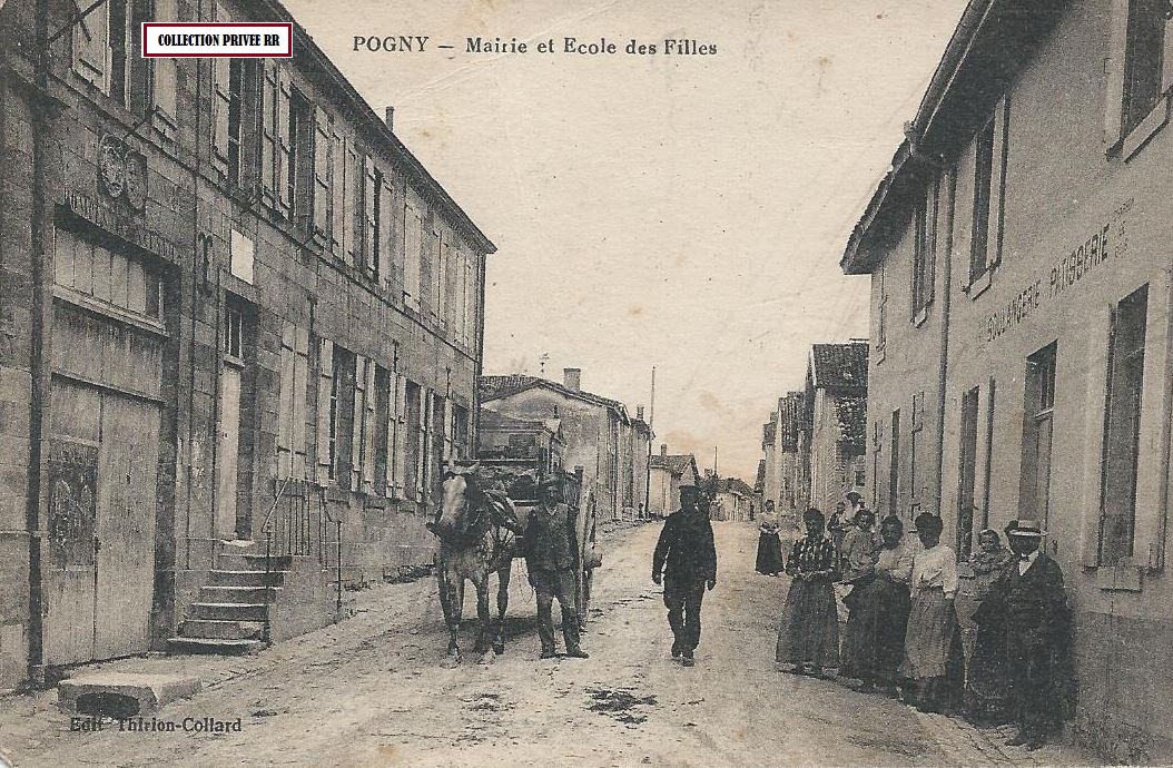 pogny  mairie et ecole des filles