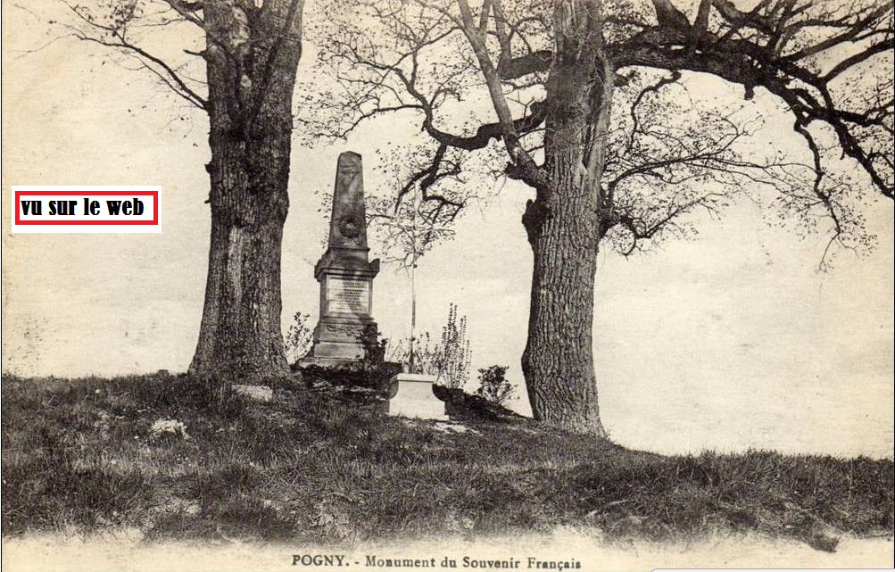 pogny monument du souvenir francais