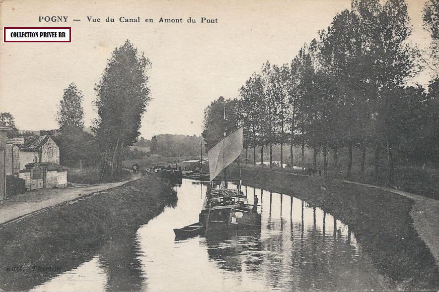 vue du canal en amont du pont