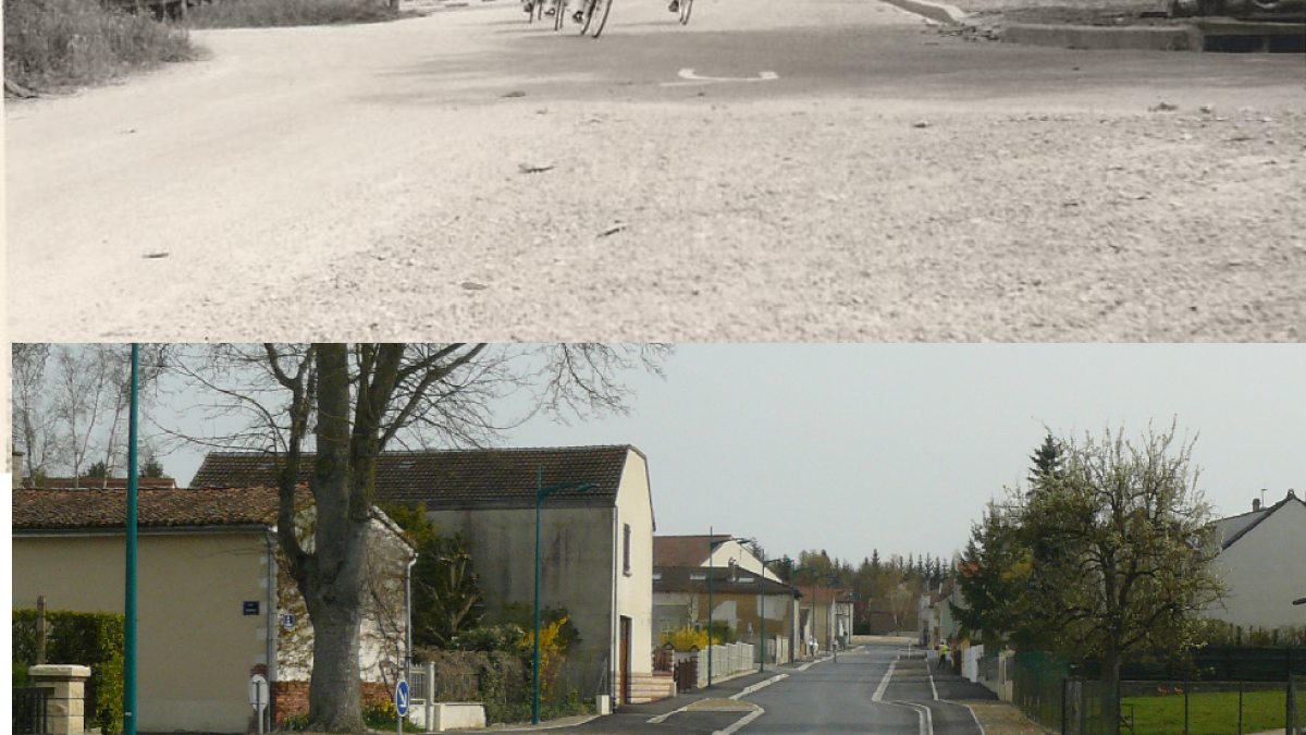 Course de velo pogny rue des foss s