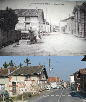 Grande rue rue puthaon charles lemaire avant apres pogny