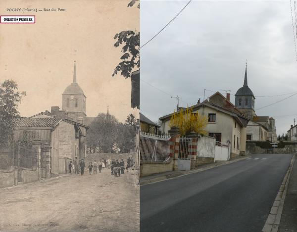 Rue du pont3 pogny avant apr s