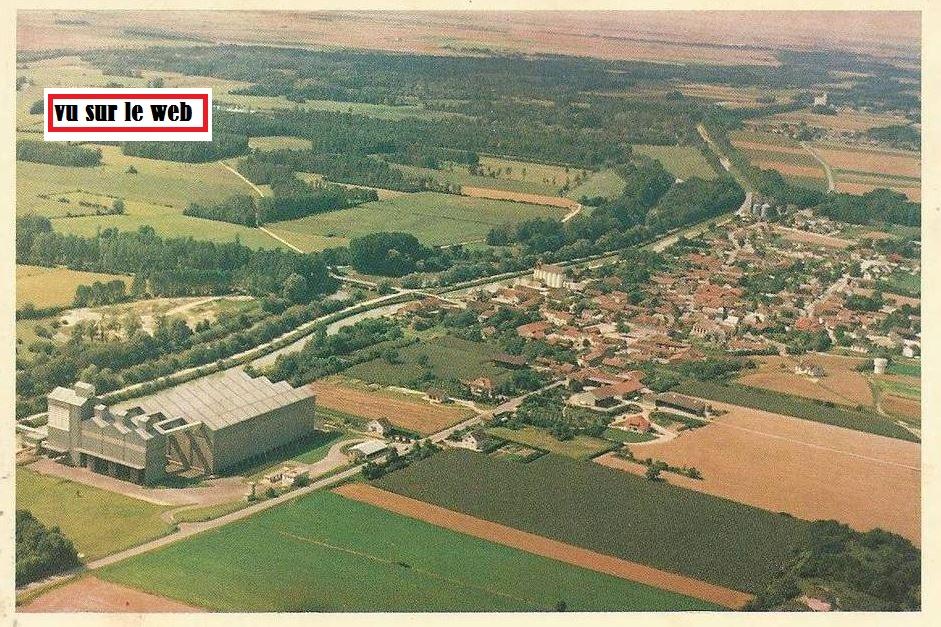 Vue aerienne de pogny